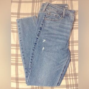 Old navy rockstar super skinny high rise ankle length jeans